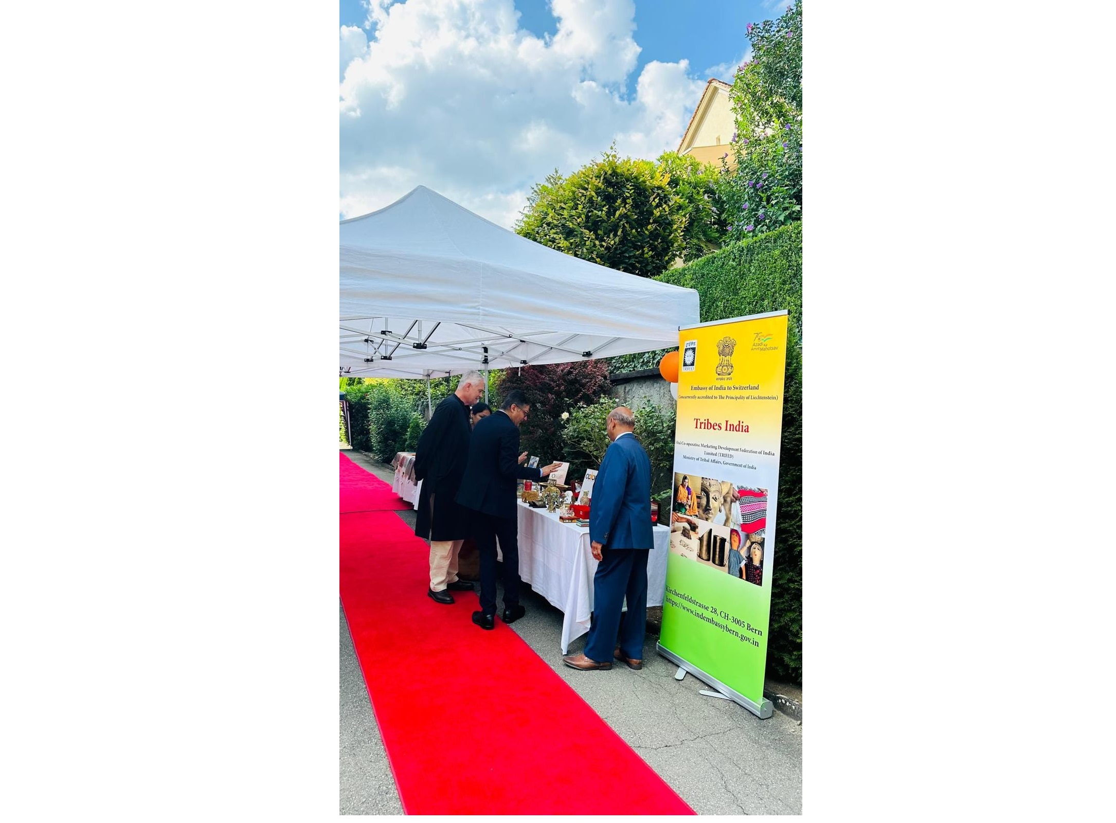 Embassy of India, Berne organized a special exhibition-cum-promotion event of One District One Product (ODOP) initiative at India House on 16 August 2024