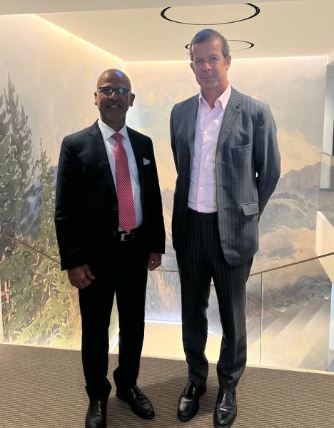 Ambassador met H.S.H. Prince Max, Chairman of LGT, Liechtenstein, 19.09.2025