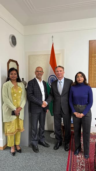 Ambassador received CEO of Swiss Company Transmutex SA in Berne on 10 October 2025