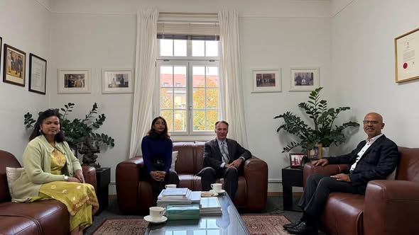 Ambassador received CEO of Swiss Company Transmutex SA in Berne on 10 October 2025