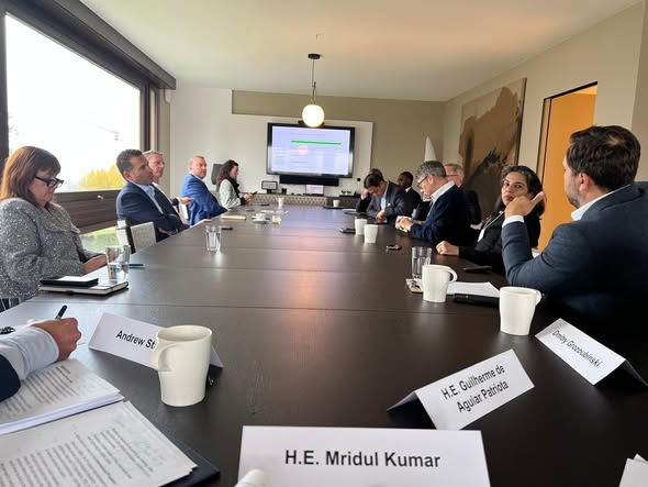 Ambassador addressed Chief Legal officers representing select MNCs at WEF, HQ in Geneva, on 28 Oct 2025