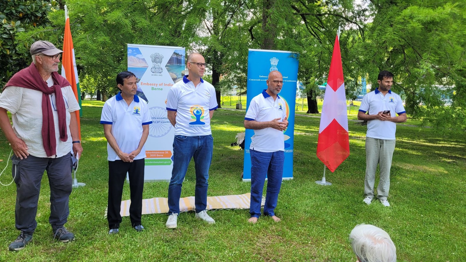 International Yoga Day celebrations at Locarno on 25 May 2025