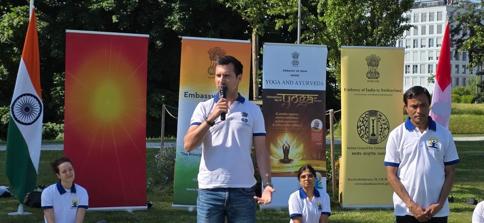 International Yoga Day celebrations at Zurich on 21 June 2025