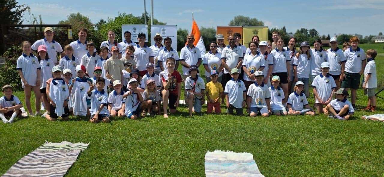 International Yoga Day celebrations at Gossau on 21 June 2025