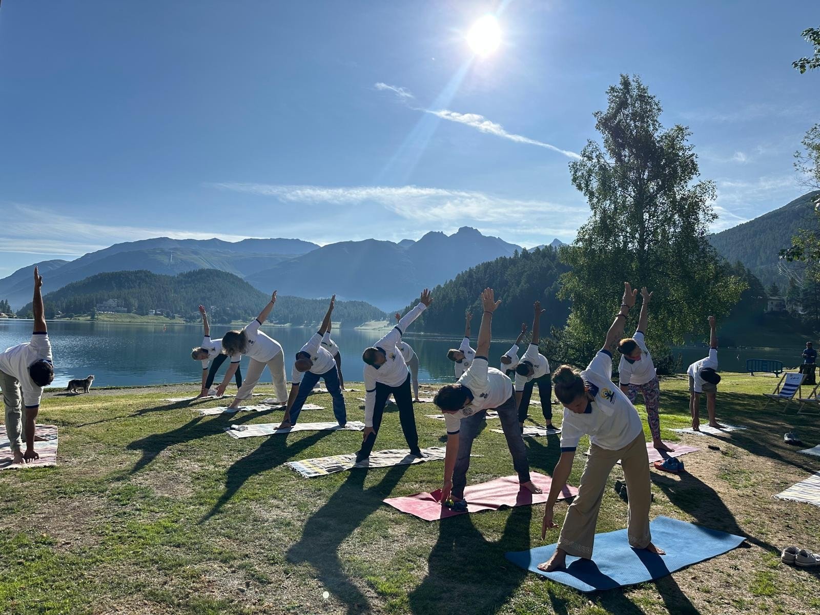 International Yoga Day celebrations at St. Moritz on 27 June 2025