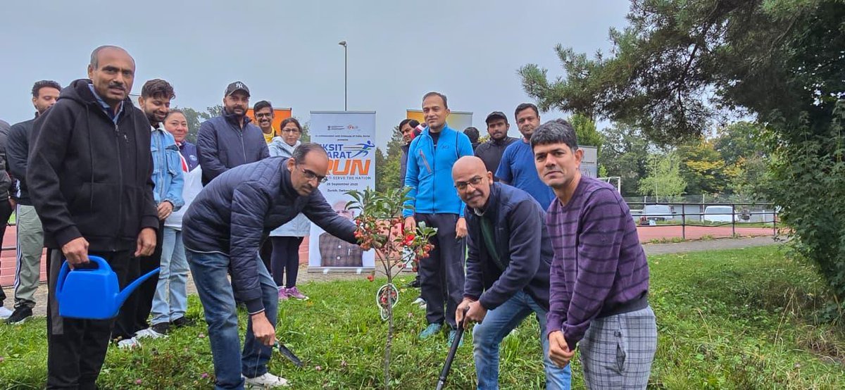 ‘Viksit Bharat Run’ at Witikon, Zurich on 26 September 2025