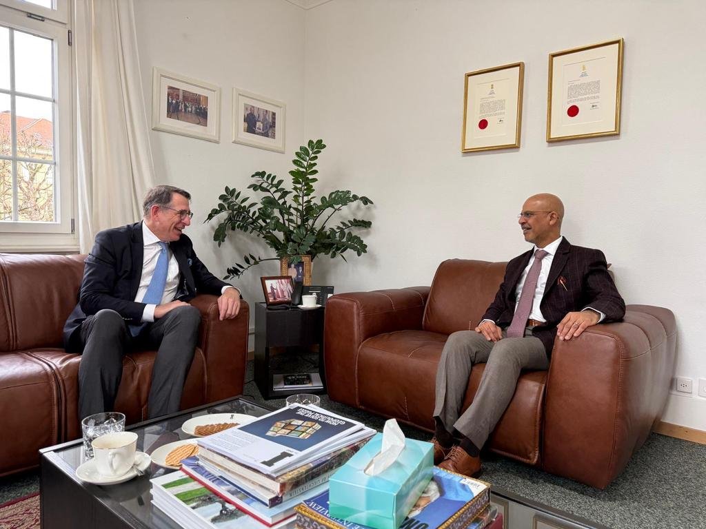Ambassador met Frank-Jürgen Richter, Founder & Chairman of Horasis, at the Chancery, 10.02.2026