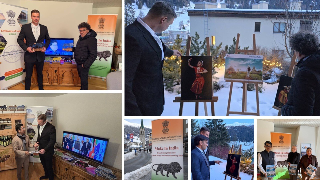 Embassy of India, Berne, Lounges & Exhibitions at World Economic Forum (WEF) Davos 2026 (19-23 January 2026)