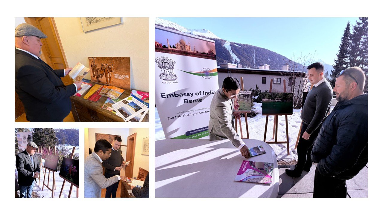 Embassy of India, Berne, Lounges & Exhibitions at World Economic Forum (WEF) Davos 2026 (19-23 January 2026)