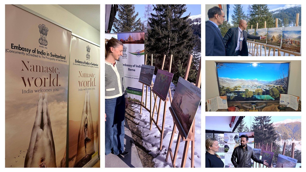 Embassy of India, Berne, Lounges & Exhibitions at World Economic Forum (WEF) Davos 2026 (19-23 January 2026)