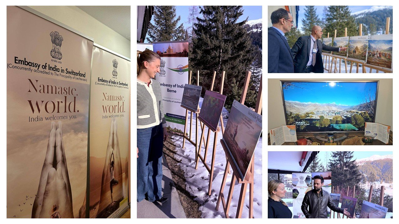 Embassy of India, Berne, Lounges & Exhibitions at World Economic Forum (WEF) Davos 2026 (19-23 January 2026)