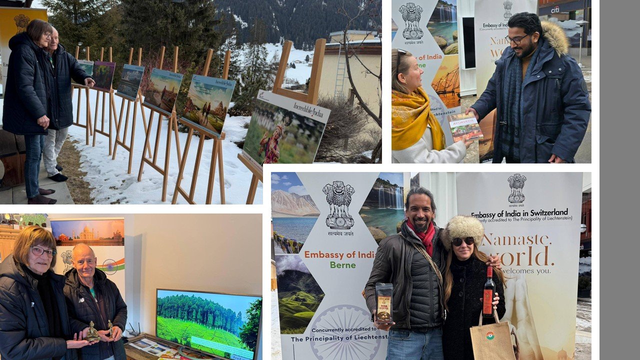 Embassy of India, Berne, Lounges & Exhibitions at World Economic Forum (WEF) Davos 2026 (19-23 January 2026)